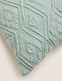 Pure Cotton Geometric Textured Cushion